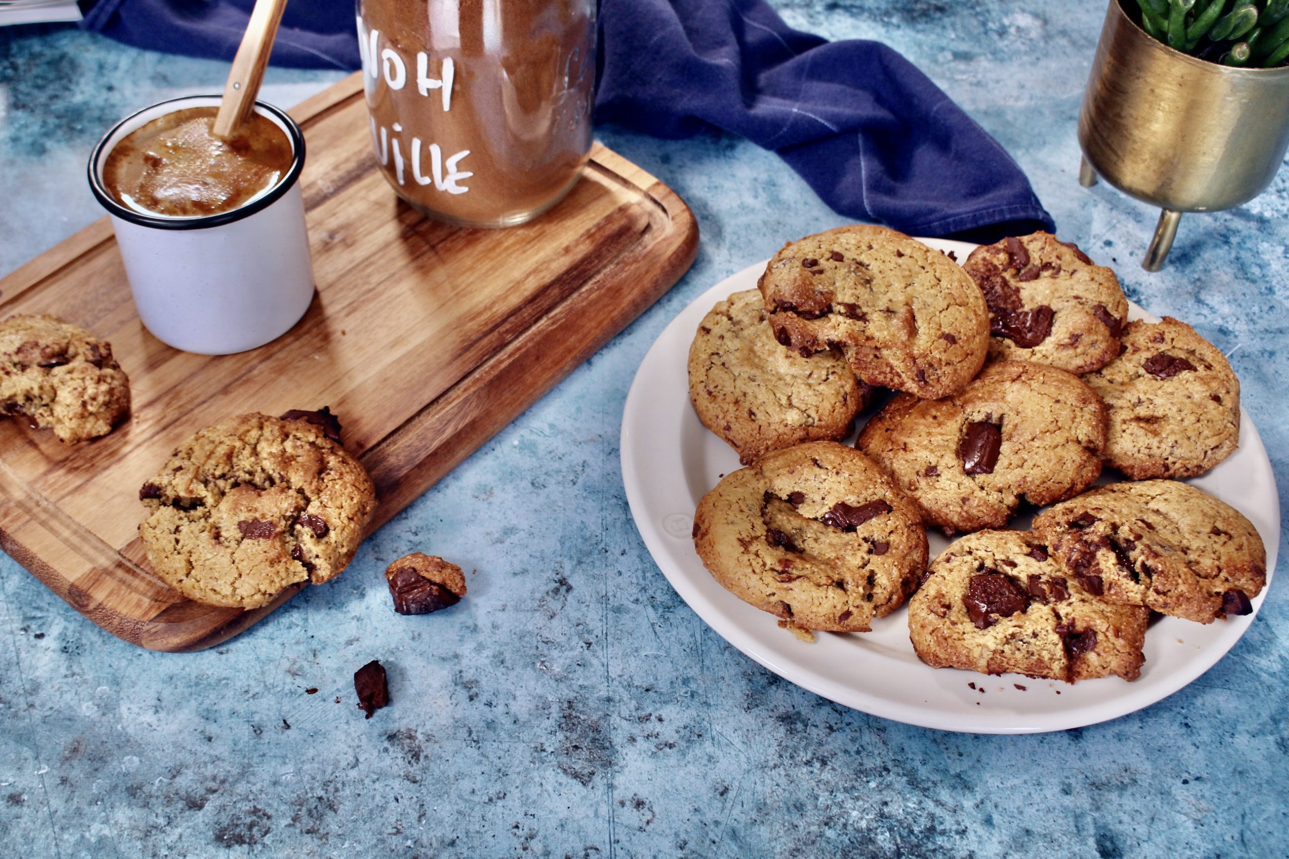 Biscuits au chocolat chaud - Les recettes de Caty